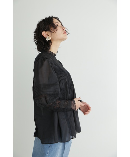 JILL STUART(ジルスチュアート)の「◆レースピンタックブラウス(シャツ/ブラウス・レディース・ホワイト/ブラック・FREE)」の21枚目の写真