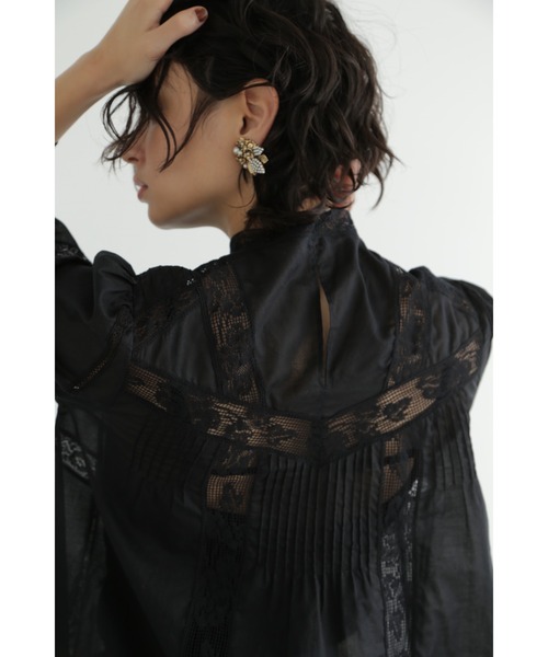 JILL STUART(ジルスチュアート)の「◆レースピンタックブラウス(シャツ/ブラウス・レディース・ホワイト/ブラック・FREE)」の19枚目の写真