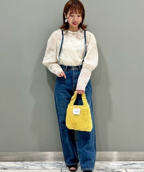 JILL STUART(ジルスチュアート)の「◆レースピンタックブラウス(シャツ/ブラウス・レディース・ホワイト/ブラック・FREE)」の3枚目の写真