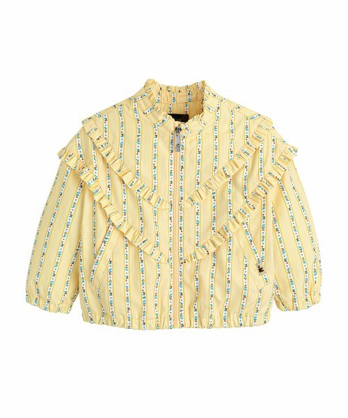 moimoln（モイモルン）の「【ReReアイテム】ブロッサムZIPブルゾン（ブルゾン・キッズ・ライトイエロー・100cm/110cm/120cm/130cm/140）」の9枚目の写真