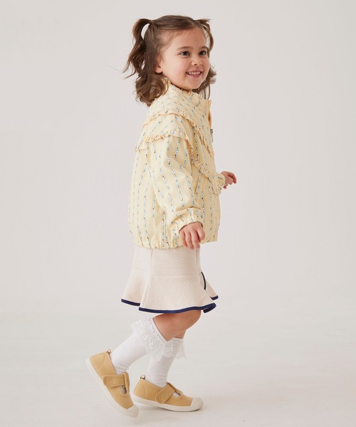 moimoln（モイモルン）の「【ReReアイテム】ブロッサムZIPブルゾン（ブルゾン・キッズ・ライトイエロー・100cm/110cm/120cm/130cm/140）」の10枚目の写真