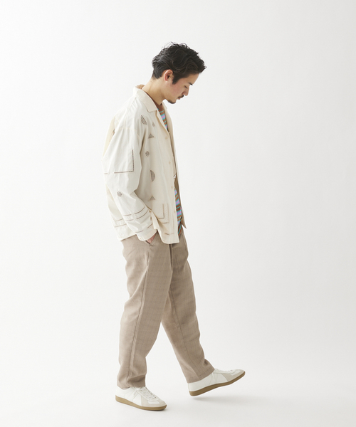 JOURNAL STANDARD relume(ジャーナルスタンダード レリューム)の「カットレース オープンカラーシャツ(シャツ/ブラウス・メンズ・ブラック/サックスブルー/アイボリー・LARGE/MEDIUM)」の16枚目の写真