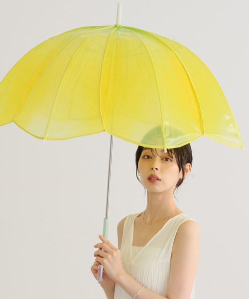 Wpc.（ダブリュピーシー）の「［ビニール傘］チューリップアンブレラ 雨傘 長傘 Wpc.（長傘・レディース・パープル/ピンク/イエロー・FREE）」の7枚目の写真