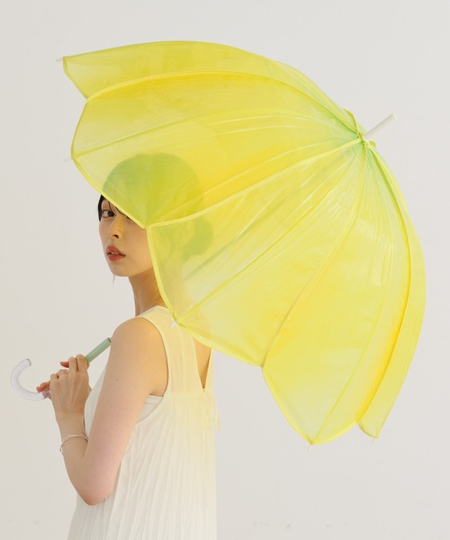 Wpc.（ダブリュピーシー）の「［ビニール傘］チューリップアンブレラ 雨傘 長傘 Wpc.（長傘・レディース・パープル/ピンク/イエロー・FREE）」の4枚目の写真