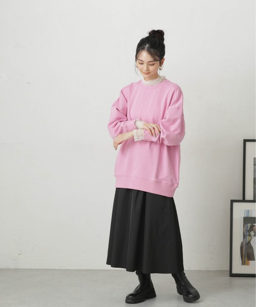 LB.04/コットン裏毛オーバーサイズスウェットトップス