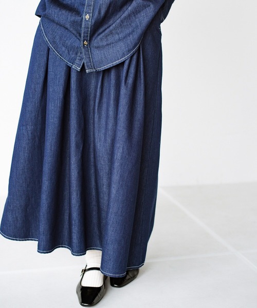 haco!（ハコ）の「毎日ズキュン！とくるデニムスカート（デニム