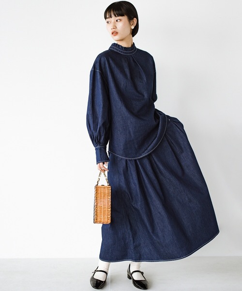 haco!(ハコ)の「毎日ズキュン!とくるデニムスカート(デニムスカート・レディース・インディゴブルー・SMALL/MEDIUM/LARGE/X-LARGE)」の20枚目の写真