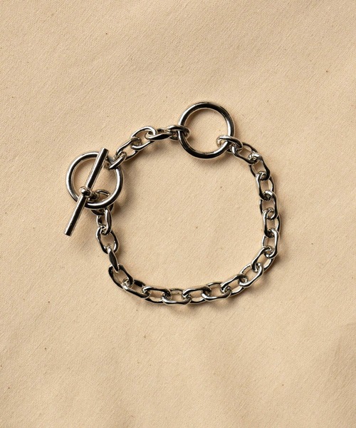 JUNRED(ジュンレッド)の「ital. from JUNRed / twin ring bracelet(ブレスレット・メンズ・シルバー・FREE)」の1枚目の写真