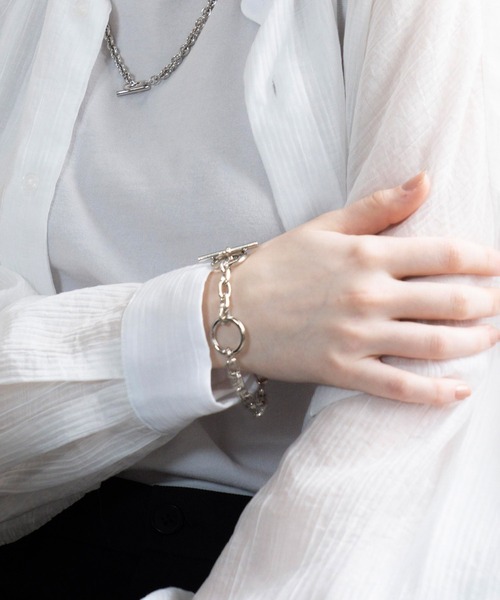 JUNRED(ジュンレッド)の「ital. from JUNRed / twin ring bracelet(ブレスレット・メンズ・シルバー・FREE)」の12枚目の写真