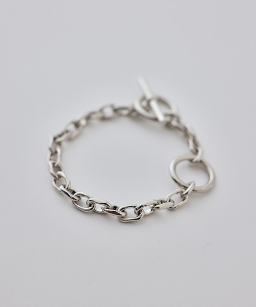 JUNRED(ジュンレッド)の「ital. from JUNRed / twin ring bracelet(ブレスレット・メンズ・シルバー・FREE)」の2枚目の写真