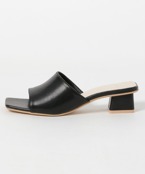 Heather(ヘザー)の「カラーアソートミュール 182411(サンダル・レディース・シルバー/アイボリー/ブラック/ラメ/ミント・M/L)」の7枚目の写真