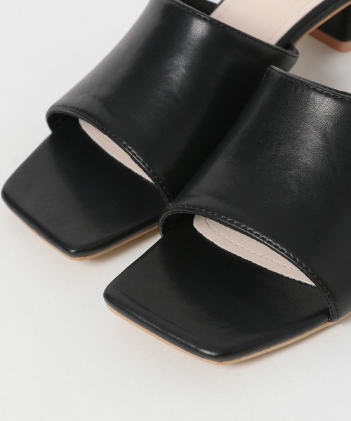 Heather(ヘザー)の「カラーアソートミュール 182411(サンダル・レディース・シルバー/アイボリー/ブラック/ラメ/ミント・M/L)」の10枚目の写真