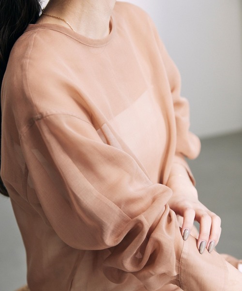 BABYLONE（バビロン）の「ソフトオーガンジーブラウス（シャツ