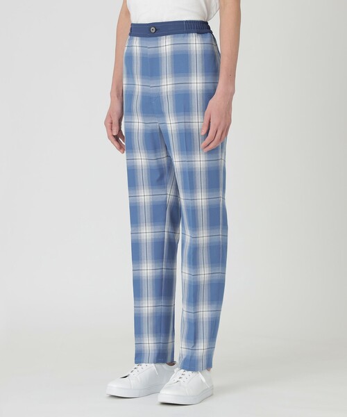 LOVELESS（ラブレス）の「オンブレチェック イージースラックス（スラックス・メンズ・ブラック/ブルー系その他2・S/L/M）」の7枚目の写真