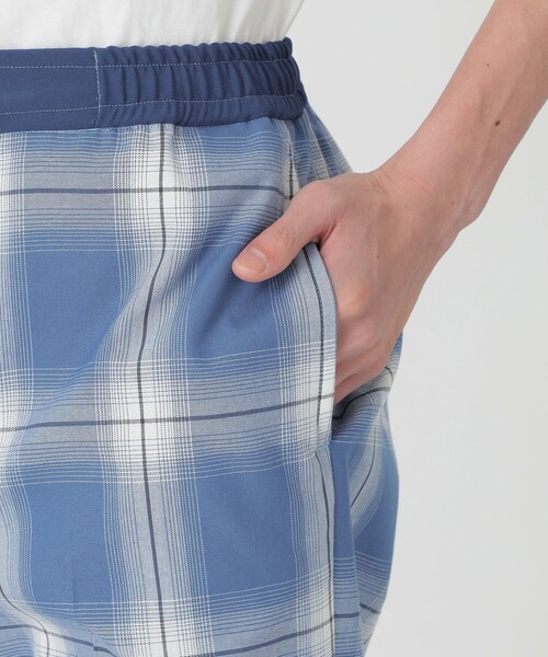 LOVELESS（ラブレス）の「オンブレチェック イージースラックス（スラックス・メンズ・ブラック/ブルー系その他2・S/L/M）」の9枚目の写真