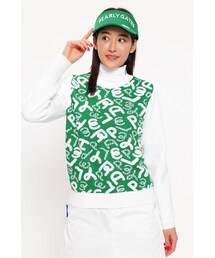 PEARLY GATES グリーン セーター 中古 レディース パーリーゲイツ PEARLY GATES セーター 1(M) 紺