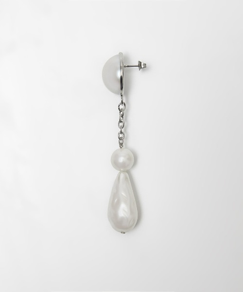 G.V.G.V.（ジーヴィージーヴィー）の「PEARL CHAIN PIERCE（ピアス（両耳用）・レディース・シルバー・ONE SIZE）」の4枚目の写真