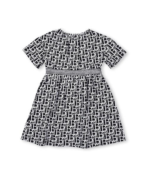 BeBe(ベベ)の「BeBe/【お揃い】コットンモノグラムプリントワンピース(90~150cm)(ワンピース・キッズ・ブルー系その他/ブラック系その他・150/100/90/130/140/120/110)」の19枚目の写真