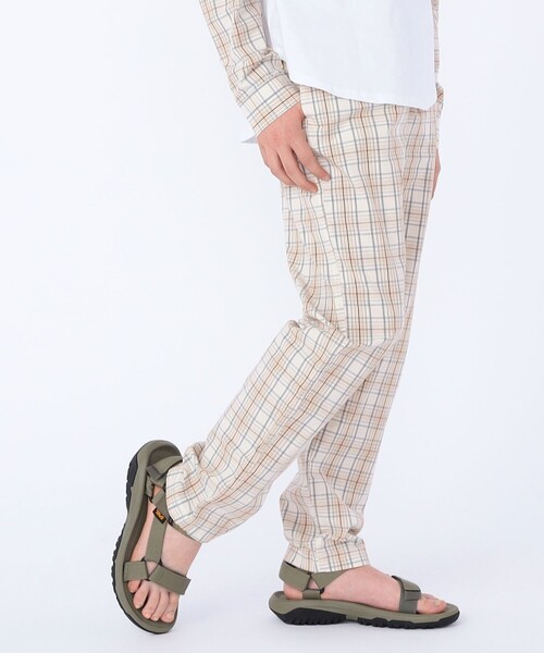 SHIPS（シップス）の「SHIPS KIDS:145～160cm / チェック/ストライプ シェフズ パンツ（その他パンツ・キッズ・ライトブルー/キャメル・S/145/M/160）」の3枚目の写真