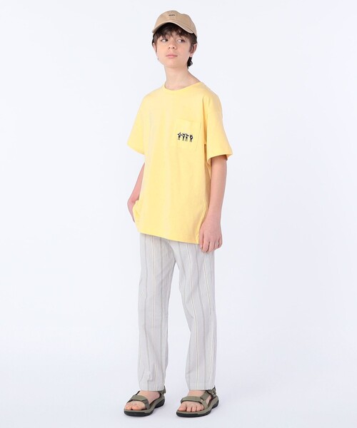 SHIPS（シップス）の「SHIPS KIDS:145～160cm / チェック/ストライプ シェフズ パンツ（その他パンツ・キッズ・ライトブルー/キャメル・S/145/M/160）」の7枚目の写真