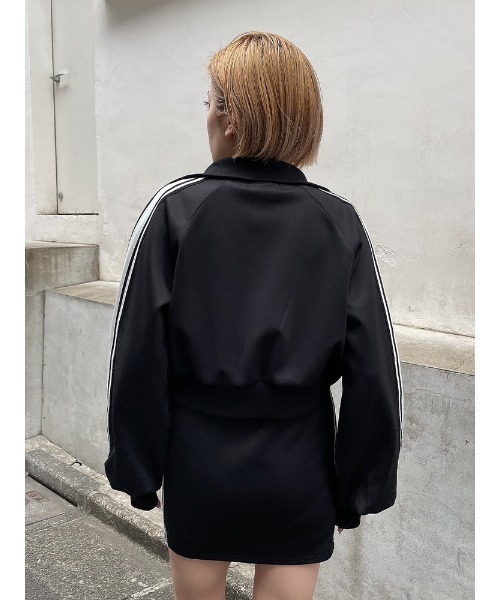 ENVYM（アンビー）の「サイドライントラックミニSK（スカート・レディース・ブラック/ホワイト・FREE）」の13枚目の写真