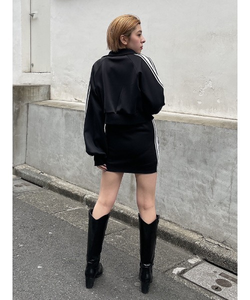 ENVYM（アンビー）の「サイドライントラックミニSK（スカート・レディース・ブラック/ホワイト・FREE）」の17枚目の写真