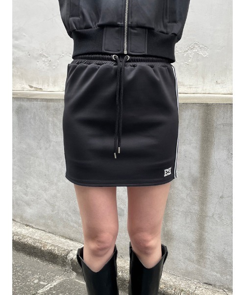 ENVYM（アンビー）の「サイドライントラックミニSK（スカート・レディース・ブラック/ホワイト・FREE）」の14枚目の写真