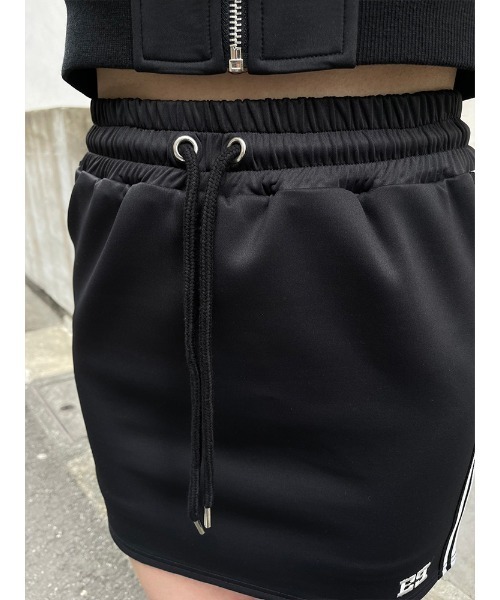 ENVYM（アンビー）の「サイドライントラックミニSK（スカート・レディース・ブラック/ホワイト・FREE）」の18枚目の写真