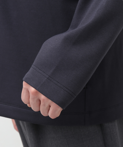 EDIFICE(エディフィス)の「【NORITAKE by EDIFICE】ハーフ スムース Vネック カーディガン(カーディガン/ボレロ・メンズ・ホワイト/チャコールグレー/コバルトブルー/ブラック/ネイビー・MEDIUM/LARGE)」の13枚目の写真