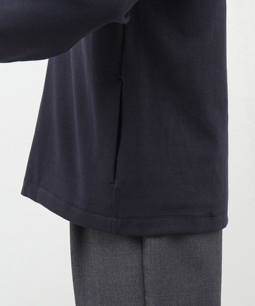 EDIFICE(エディフィス)の「【NORITAKE by EDIFICE】ハーフ スムース Vネック カーディガン(カーディガン/ボレロ・メンズ・ホワイト/チャコールグレー/コバルトブルー/ブラック/ネイビー・MEDIUM/LARGE)」の16枚目の写真