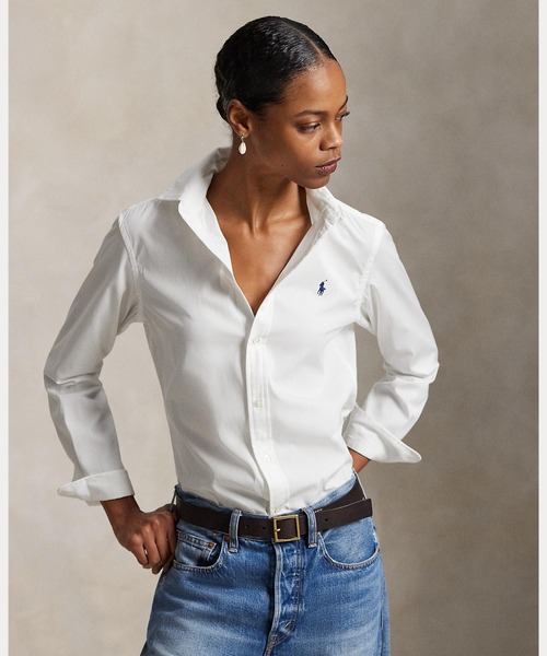 nowos コンチョ　コットンシャツ　ブラウス　Cotton Shirt nowos コンチョ コットンシャツ ブラウス Cotton Shirt nowos