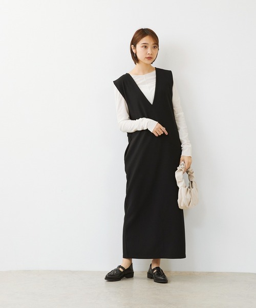 menue(メヌエ)の「2way Tストラップローファー(ローファー・レディース・ブラック/アイボリー/グレイッシュベージュ・L/M/LL/S)」の16枚目の写真