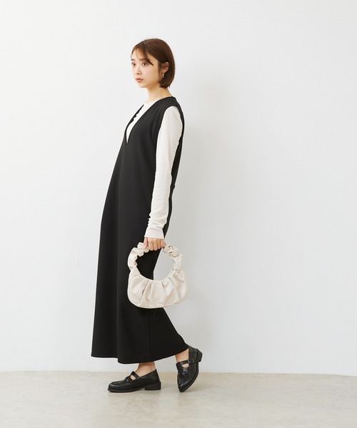 menue(メヌエ)の「2way Tストラップローファー(ローファー・レディース・ブラック/アイボリー/グレイッシュベージュ・L/M/LL/S)」の11枚目の写真