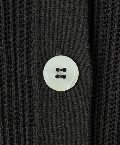 BEAUTY&YOUTH UNITED ARROWS(ビューティーアンドユースユナイテッドアローズ)の「メッシュ Vネッククロップド ニットカーディガン(カーディガン/ボレロ・レディース・ダークグレー/イエロー/ホワイト・FREE)」の20枚目の写真