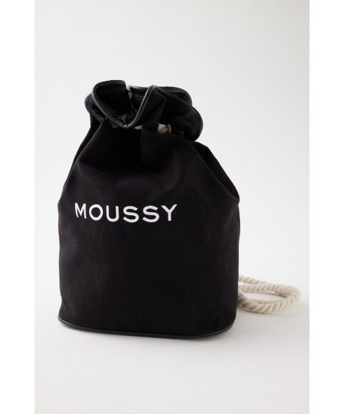 MOUSSY（マウジー）の「SOUVENIR SHOPPER POOL バッグ（バックパック/リュック・レディース・ホワイト/ブラック・FREE）」の4枚目の写真
