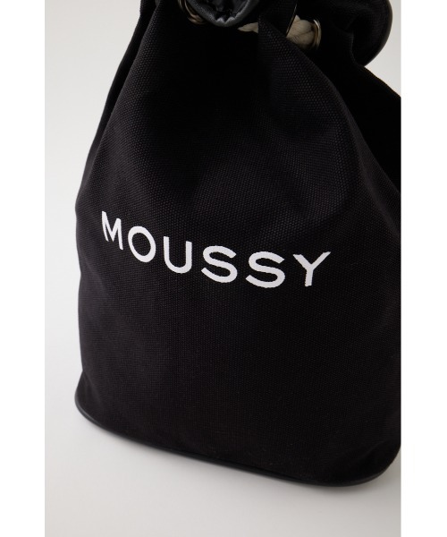 MOUSSY（マウジー）の「SOUVENIR SHOPPER POOL バッグ（バックパック/リュック・レディース・ホワイト/ブラック・FREE）」の11枚目の写真