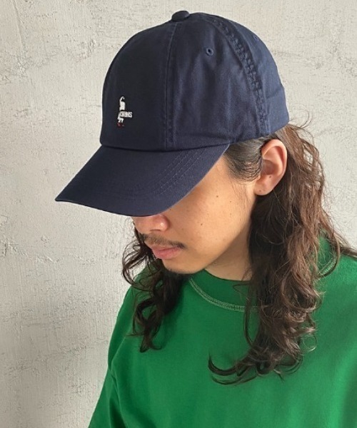 CHUMS（チャムス）の「[CHUMS/チャムス] ブービーロゴ刺繍 パイロットキャップ（キャップ・レディース・ネイビー/ベージュ/ブラック・F）」の3枚目の写真