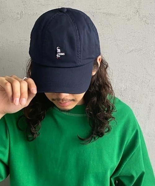 CHUMS（チャムス）の「[CHUMS/チャムス] ブービーロゴ刺繍 パイロットキャップ（キャップ・レディース・ネイビー/ベージュ/ブラック・F）」の18枚目の写真