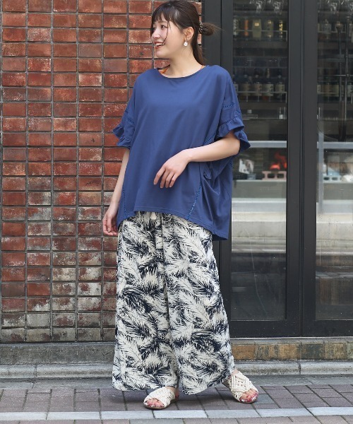 チチカカ（チチカカ）の「袖口フリルポンチョ（その他トップス・レディース・ベージュ/ネイビー/ブラウン・FREE）」の18枚目の写真