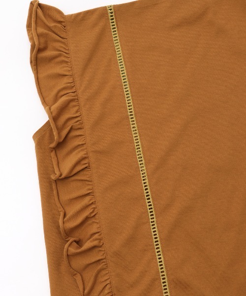 チチカカ（チチカカ）の「袖口フリルポンチョ（その他トップス・レディース・ベージュ/ネイビー/ブラウン・FREE）」の12枚目の写真