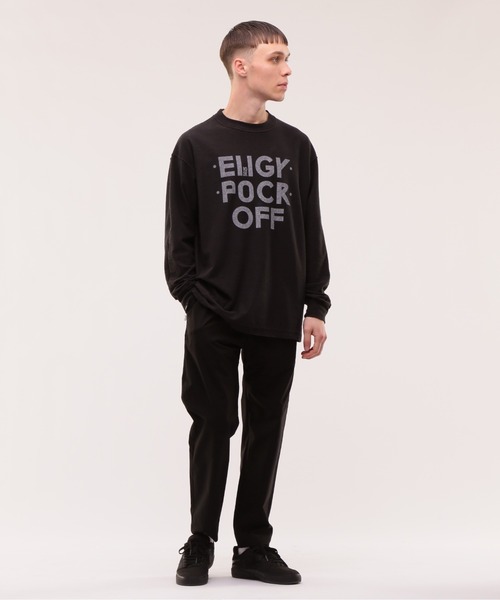 TENBOX(テンボックス)の「MANASTASH×TENBOX(マナスタッシュ×テンボックス) HEMP LS TEE ヘンプロンT(Tシャツ/カットソー・メンズ・ブラック/ホワイト・L/M/XL)」の14枚目の写真