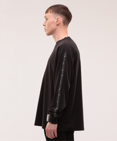 TENBOX(テンボックス)の「MANASTASH×TENBOX(マナスタッシュ×テンボックス) HEMP LS TEE ヘンプロンT(Tシャツ/カットソー・メンズ・ブラック/ホワイト・L/M/XL)」の13枚目の写真