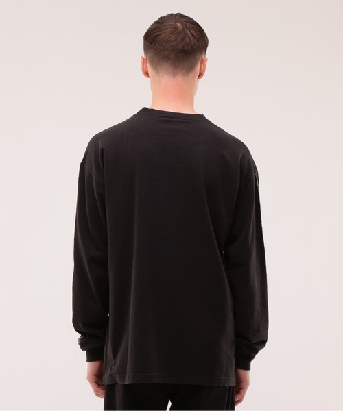 TENBOX(テンボックス)の「MANASTASH×TENBOX(マナスタッシュ×テンボックス) HEMP LS TEE ヘンプロンT(Tシャツ/カットソー・メンズ・ブラック/ホワイト・L/M/XL)」の12枚目の写真