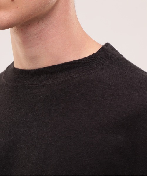 TENBOX(テンボックス)の「MANASTASH×TENBOX(マナスタッシュ×テンボックス) HEMP LS TEE ヘンプロンT(Tシャツ/カットソー・メンズ・ブラック/ホワイト・L/M/XL)」の11枚目の写真