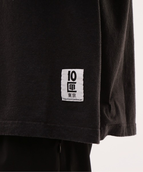 TENBOX(テンボックス)の「MANASTASH×TENBOX(マナスタッシュ×テンボックス) HEMP LS TEE ヘンプロンT(Tシャツ/カットソー・メンズ・ブラック/ホワイト・L/M/XL)」の8枚目の写真
