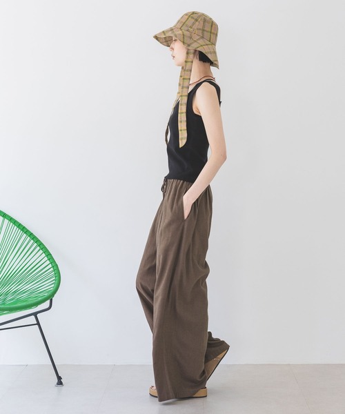 JEANASIS（ジーナシス）の「2WAYネックソウバリタンク/903971（タンクトップ・レディース・イエロー/オフホワイト/ブラック/ブラウン/ライトイエロー/レッド系その他/グレー系その他/ネイビー系/チャコールグレー/ホワイト/ダークブラウン/ピンク/ベビーピンク・FREE）」の19枚目の写真