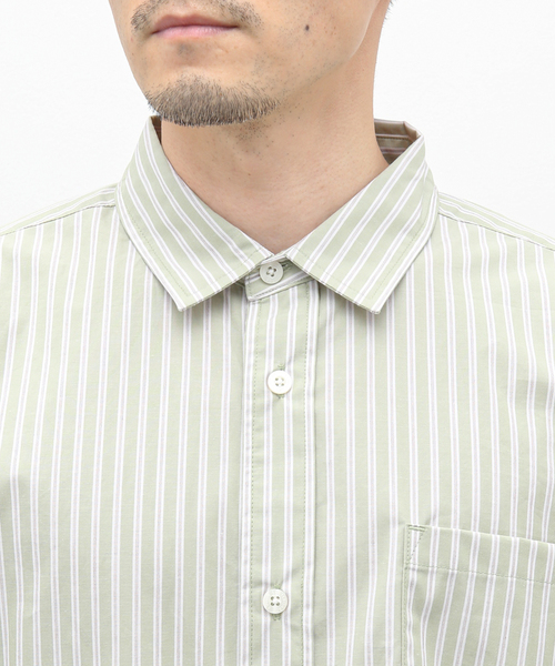 Evisen メッシュシャツ STRIPE CROCHET SHIRT STRIPE CROCHET SHIRT - BLACK – Evisen Skateboards ゑ