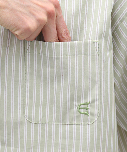 トップス EVISEN WILLIAM STRIPED SHIRT EVISEN / エビセン】WILLIAM STRIPED SHIRT（シャツ/ブラウス