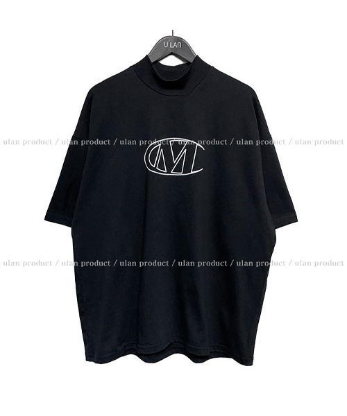 U LAN(ユーラン)の「ULAN MCハーフネックオーバー半袖Tシャツ(Tシャツ/カットソー・レディース・チャコールグレー/ブラック・FREE)」の14枚目の写真