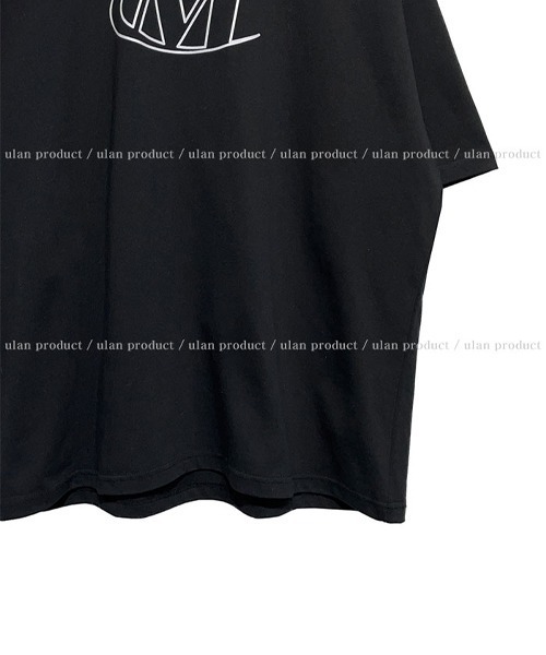 U LAN(ユーラン)の「ULAN MCハーフネックオーバー半袖Tシャツ(Tシャツ/カットソー・レディース・チャコールグレー/ブラック・FREE)」の17枚目の写真
